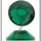 EMERALD Green Swarovski 2028 Crystal Flatback Rhinestones 12 pieces 5mm 20ss