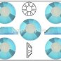 LIGHT SAPPHIRE AB Swarovski Crystal Flatback 2028 Rhinestones 12 pieces 5mm 20ss