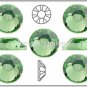 PERIDOT Swarovski Flatback Rhinestones 72 pc 5mm 20ss