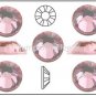 LIGHT ROSE Pink Swarovski Flatback 2028 Crystal Rhinestones 36 pieces 5mm 20ss
