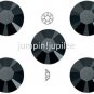 JET HEMATITE 7ss Swarovksi Flatback Rhinestones 144