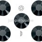 JET HEMATITE 7ss Swarovksi Flatback Rhinestones 144