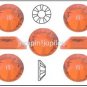 HYACINTH Orange Swarovski Flatback New 2058 Crystal Rhinestones 72 pieces 20ss