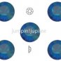 BERMUDA BLUE Swarovski Rhinestone Flatback 12 pcs 20ss
