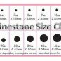 19ss Crystal Clear Swarovski 1028 Chatons Pointed Back Rhinestones 72 pc 4.5mm