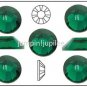 EMERALD Green Swarovski NEW 2058 Flatback Crystal Rhinestones 144 pcs 2mm 7ss