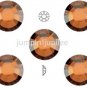 CRYSTAL COPPER 12ss Swarovski Flatback Rhinestones 144