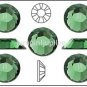 ERINITE Green Swarovski 2028 Crystal Flatback Rhinestones 144 pieces 5mm 20ss