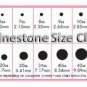 SAPPHIRE BLUE Swarovski New 2058 Flatback Rhinestones 36 pieces 5mm 20ss