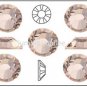 SILK Peach Swarovski Crystal 2028 Flatback Rhinestones 144 pieces 1.8mm 5ss