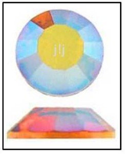 SUN AB Orange Swarovski Crystal Flatback 2028 Rhinestones 12 pieces 5mm 20ss