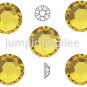 LIGHT TOPAZ Swarovski 2028 Rhinestone Flatback 144 16ss