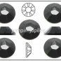 COSMO JET BLACK Swarovski Crystal Flatback 2028 Rhinestones 144 pieces 2.5mm 9ss