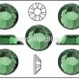 ERINITE Green Swarovski 2028 Crystal Flatback Rhinestones 144 pcs 3mm 12ss