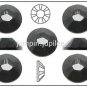 COSMO JET BLACK Swarovski Crystal Flatback 2028 Rhinestones 144 pieces 1.8mm 5ss