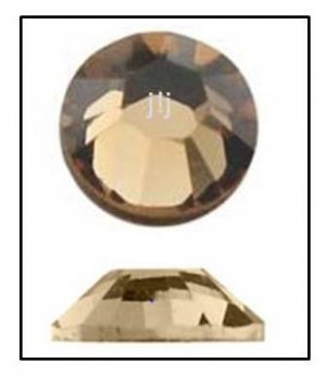 LIGHT COLORADO TOPAZ 5ss Rhinestones Swarovski Flatback