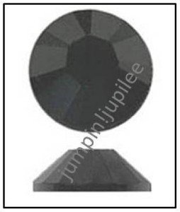 JET BLACK Swarovski Crystal New 2058 Flatback Rhinestones 144 pieces 1.8mm 5ss