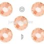 LIGHT PEACH Swarovski Crystals Flatback 2028 Rhinestones 144 pieces 2mm 7ss