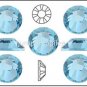 AQUA Aquamarine Swarovski Crystal Flatback 2028 Rhinestones 144 pieces 4mm 16ss