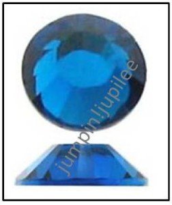 CAPRI BLUE Swarovski Crystals Flatback 2028 Rhinestones 144 pieces 4mm 16ss