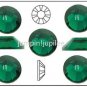 EMERALD Swarovski Flatback Rhinestones 72 pcs 5mm 20ss