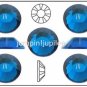 CAPRI BLUE Swarovski Crystals Flatback 2028 Rhinestones 144 pieces 2mm 7ss