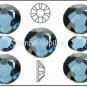 DENIM BLUE Swarovski Crystal New Color 2058 Flatback Rhinestones 144 pc 5mm 20ss