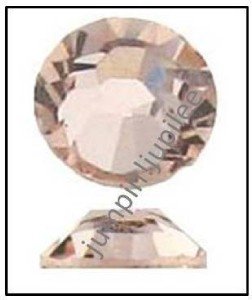 SILK Peach Swarovski Crystal New 2058 Flatback Rhinestones 144 pieces 2.5mm 9ss