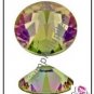 LUMINOUS GREEN Swarovski NEW COLOR 2058 Flatback Rhinestones 12 pieces 5mm 20ss