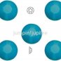 CARIBBEAN BLUE OPAL Swarovski Rhinestones Flatback 144 pieces 1.8mm 5ss