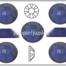 DARK INDIGO Swarovski Crystal Flatback 2028 Rhinestones 144 pieces 2.5mm 9ss