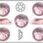 LIGHT ROSE Pink Swarovski Crystal 2058 Flatback Rhinestones 36 pieces 5mm 20ss