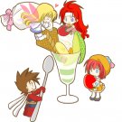 Tales of Symphonia Sweets Iron-On Design