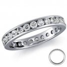 1.00 ct Round Diamond Channel Set Full Eternity Ring