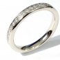 2.5mm Heavy 0.50 Carat Diamond Pave Set Full Eternity Ring