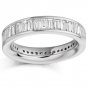 2.00 ct Baguette Cut Diamond Channel Set Full Eternity Ring