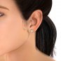 0.50 ct Diamond Stud Earrings Screw Back