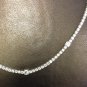 Certified 5.24Ct Beautiful Diamond Tennis Necklace,18k White Gold