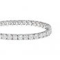 2.50 ct Round Diamond Tennis Bracelet 18k White Gold