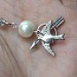 The Hunger Games Inspired Katniss arrow,Mockingjay,Peeta's Pearl necklace----SILVER