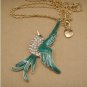Green flying cute lovely charm neckalce,harry potter