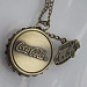 vintage COCACOLA Pocket watch Locket Necklace, with a cute CAR,harry potter