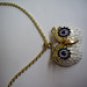 Beautiful cute charm owl neckalce