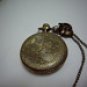 big size Pocket watch Locket Necklace,a owl
