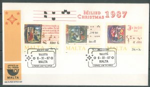 MALTA - 1987 CHRISTMAS - J0111