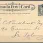CANADA - 1897 PRE STAMPED POSTAL CARD - J0154