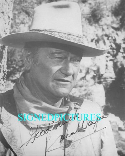 John Wayne Signed Autographed Autograph 8x10 Rp Photo 