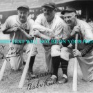 BABE RUTH AND TY COBB SIGNED AUTOGRAPHED AUTOGRAM 8x10 RP PHOTO LEGENDARY