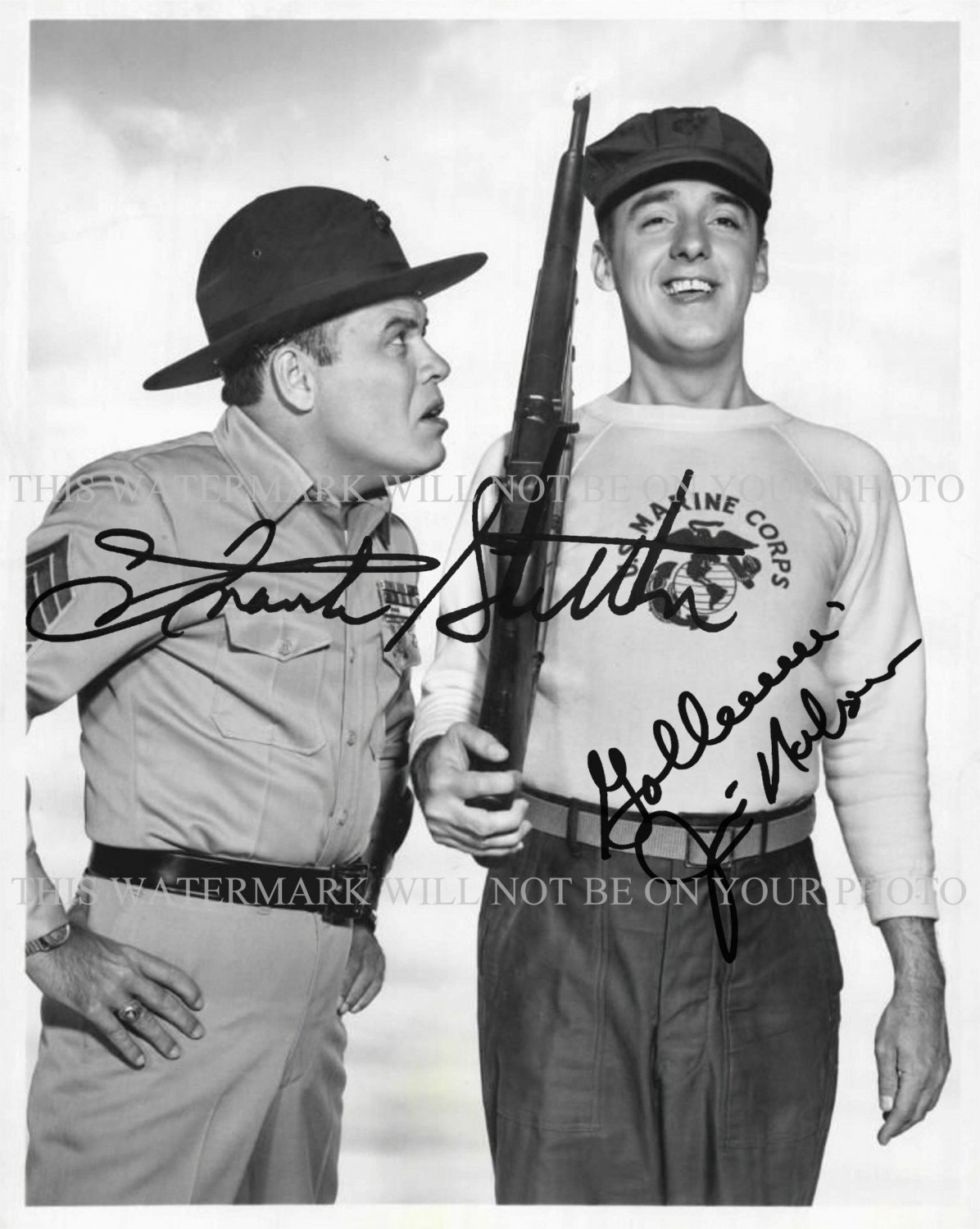 GOMER PYLE TV SHOW CAST SIGNED AUTOGRAPHED 8x10 RP PHOTO JIM NABORS AND