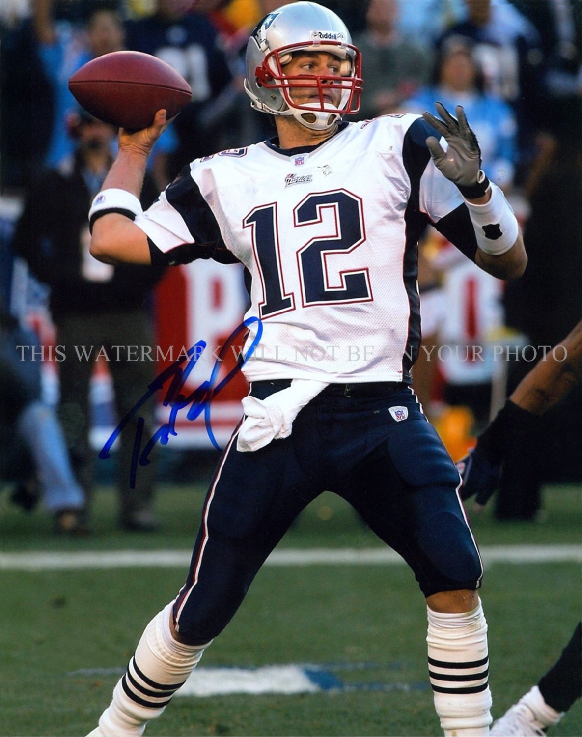 Tom Brady Signed Autographed Autograph 8x10 Rp Photo Superbowl